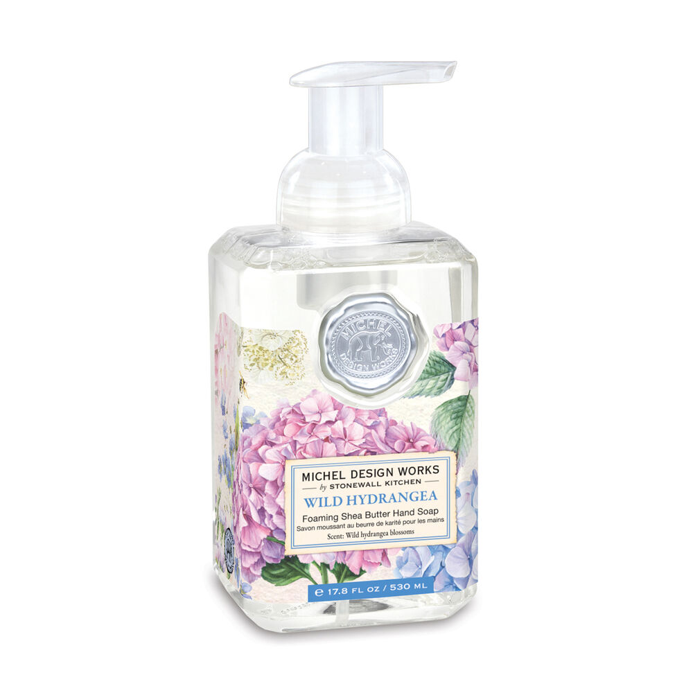 Wild Hydrangea Foaming Hand Soap by Michel Design