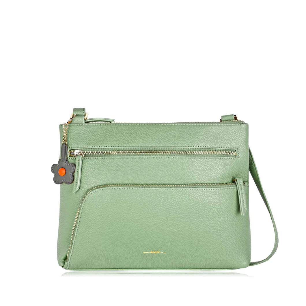 Citron Messenger handbag- Green