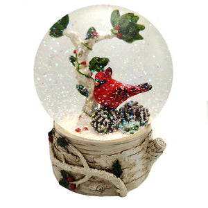 Cardinal Snowglobe Birch LED
