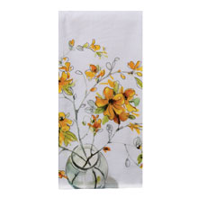 Tea Towel Floral Design