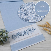 Table Runner - Blue