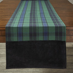 HIGHLAND PLAID TABLE RUNNER - 72"L