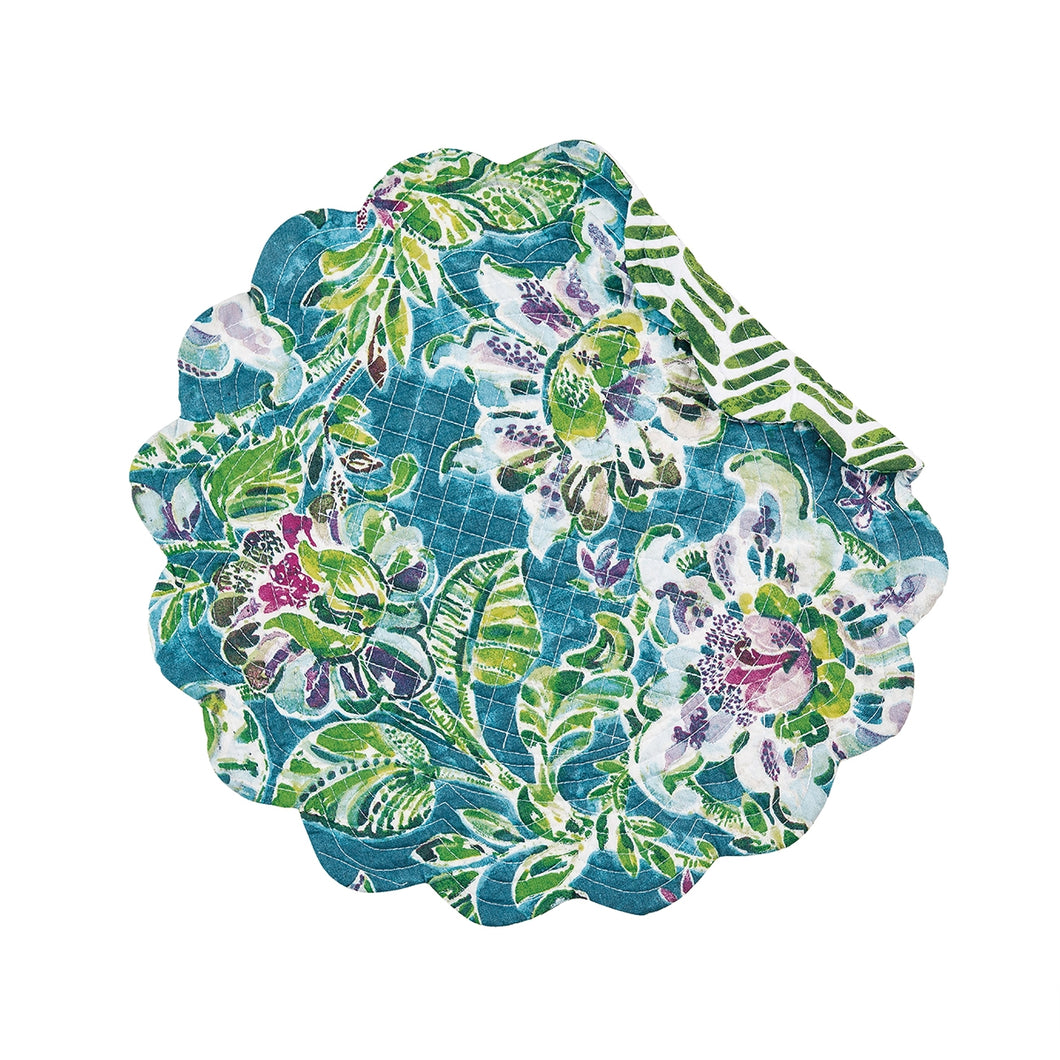 Violet Round Placemat