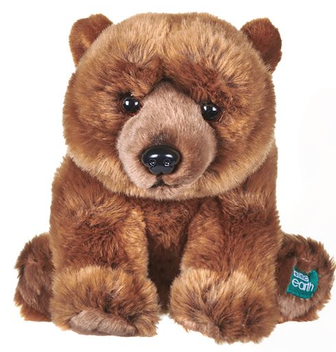 Grizzly Bear  - from BBC Planet Earth Stuffed 10 inches tall