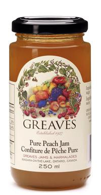 Greaves Pure Peach Jam