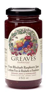 Greaves Rhubarb Raspberry Jam