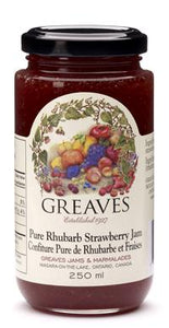 Greaves Rhubarb Strawberry Jam