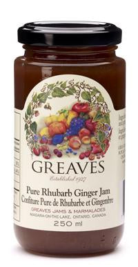 Greaves Rhubarb Ginger Jam