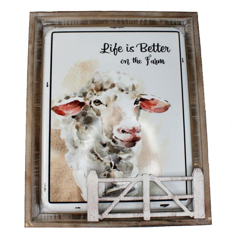 Life Is Better On The Farm Plaque