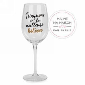 Wine glass - meilleure hotesse