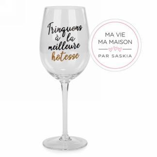 Wine glass - meilleure hotesse