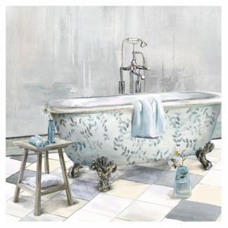 Wall Art Foliage Bathtub