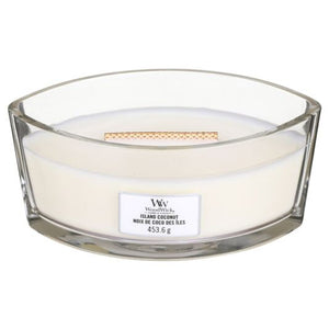 Woodwick Island Coconut Elipse Candle