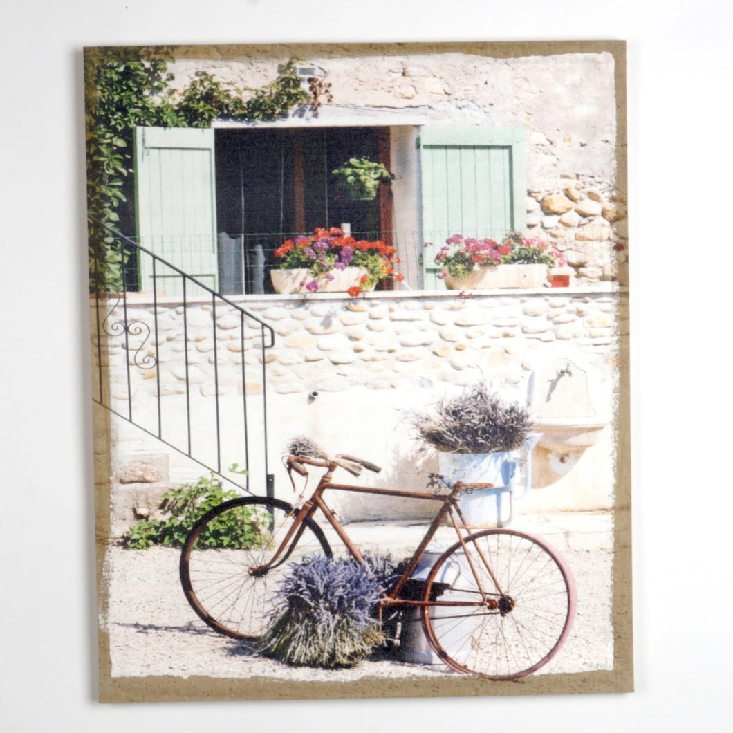 Home Decor - Flax Print - Bicycle