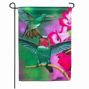 Garden Flag - Hummingbird