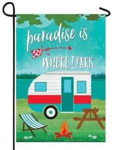 Garden Flag - Camper