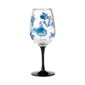 Wine Glasses - Set Sail