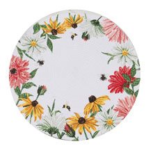 Placemat Floral Round