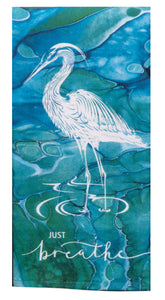 Coastal Tranquility Just Breathe Dual Purpose Terry T Towel