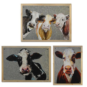 Cow Plaque (3 different ones priced individual)