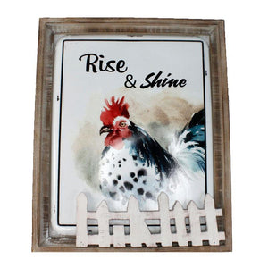 Rise and Shine Wall Plaque
