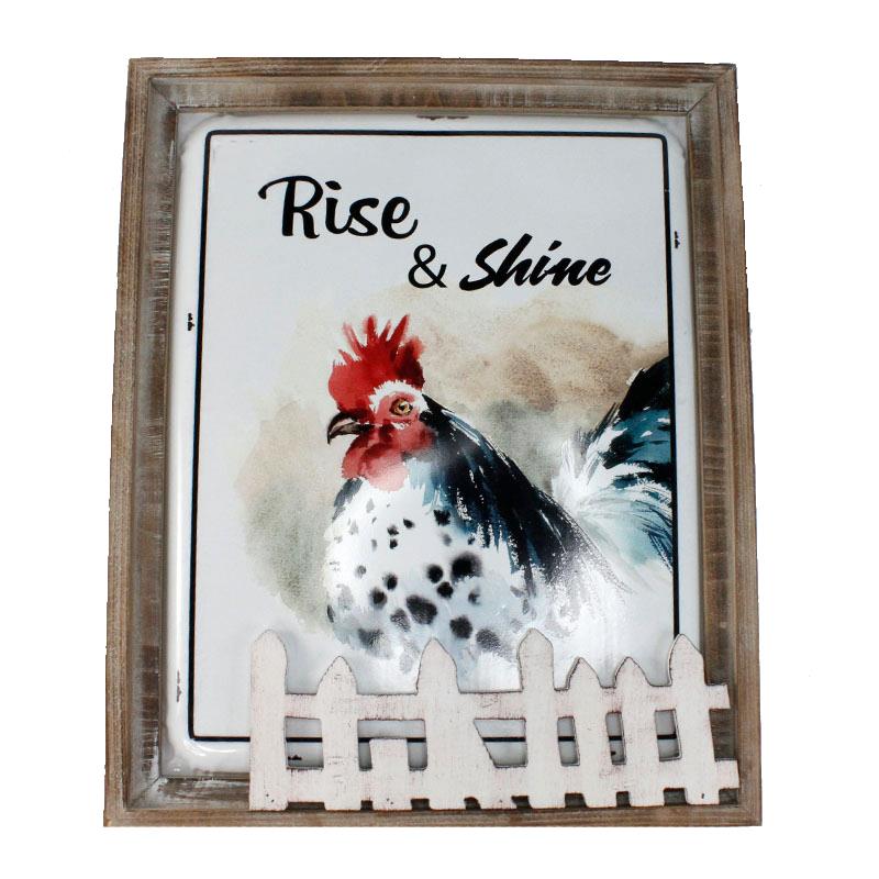 Rise and Shine Wall Plaque